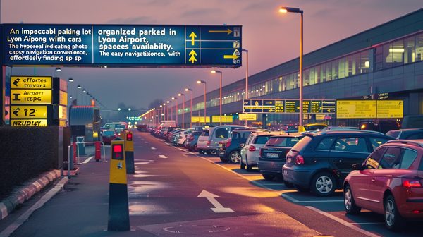Stationnement facile à l'aéroport de Lyon